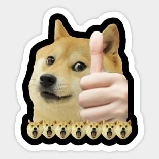 Doge OK Sticker